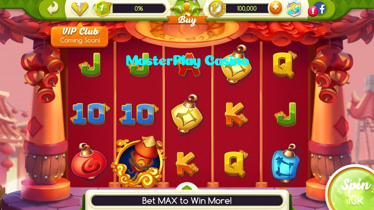 MasterPlay Casino casino presented on mobile device in Pakistan with slots and live games